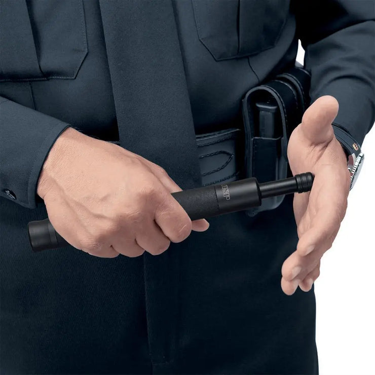 ASP Talon Infinity Schwarz-Chrom Plüsch-Button, 24-Zoll, ausziehbarer Schlagstock - My Home Security