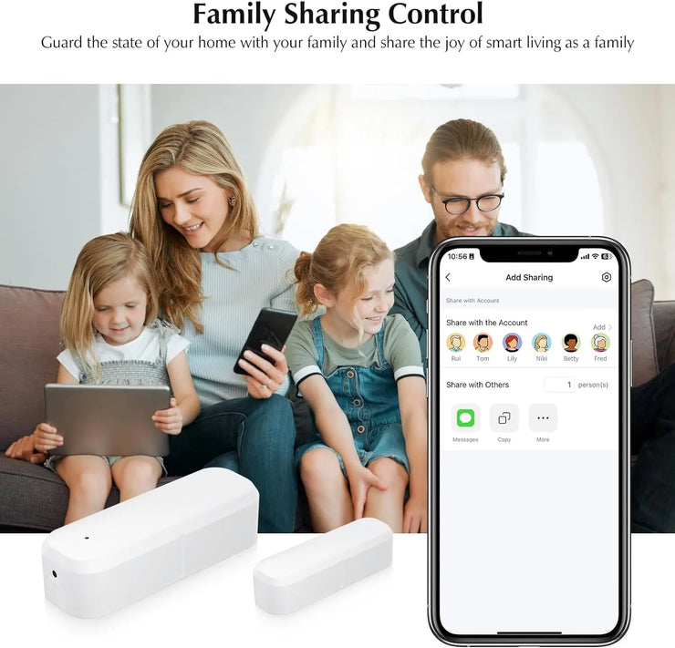 Smart WiFi-Magnetkontakt für Fenster und Türen – Die clevere Einbruchsicherung - My Home Security