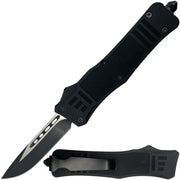 Streetwise Automatik OTF Messer aus Stahl 9,5 cm mit Glasbrecher und Etui - My Home Security