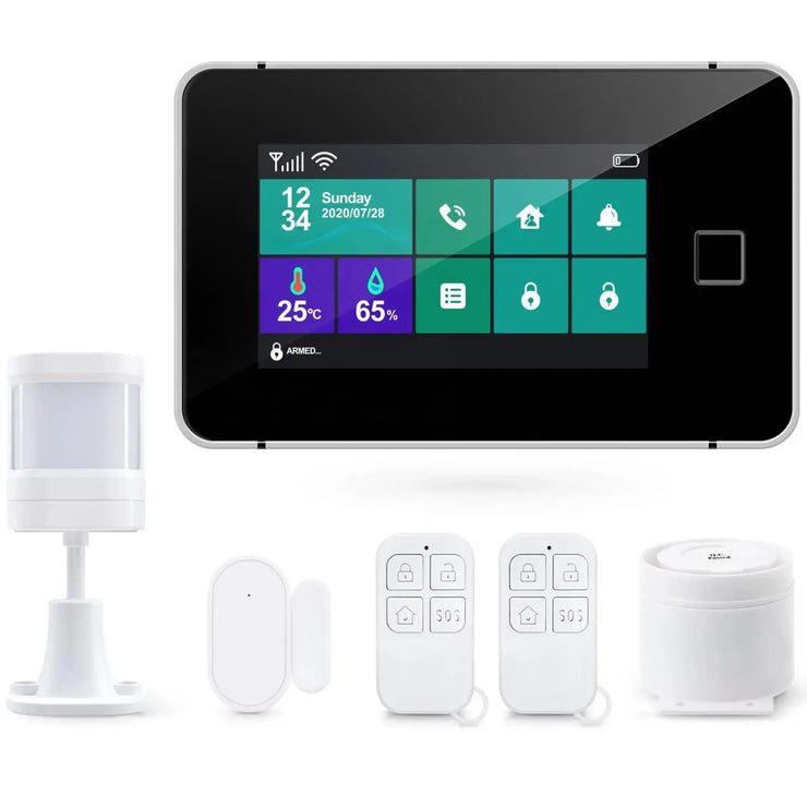 Smart WiFi-Alarmanlage mit 4G-Kabel- und Drahtlos-Sicherheitssystem - My Home Security