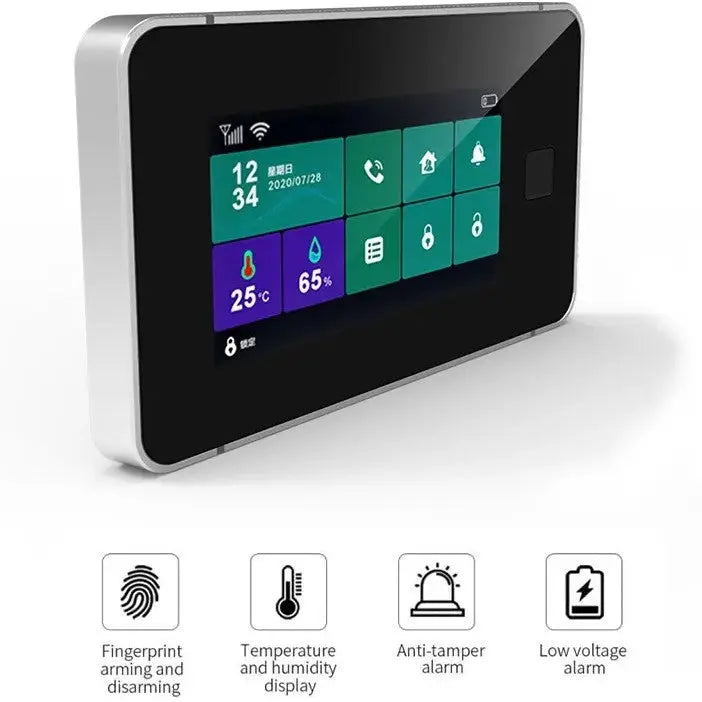 Smart WiFi-Alarmanlage mit 4G-Kabel- und Drahtlos-Sicherheitssystem - My Home Security