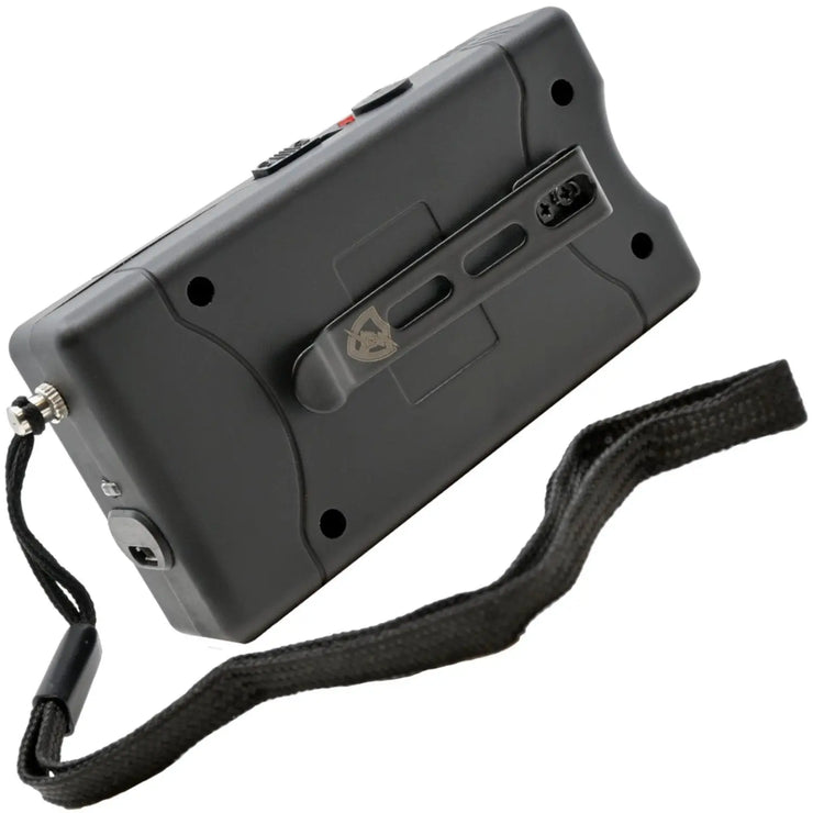 JOLT Mini wiederaufladbarer LED-Taser mit Dreifach-Schlag und Taschenclip, 98M - My Home Security