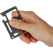 11-in-1 Geldbörse mit Kreditkartenfach, Taschenlampe und Mehrzweckmesser - My Home Security