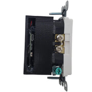 SpyWfi Unsichtbare Steckdose mit Bewegungsmelder und 4K UHD WLAN-Kamera - My Home Security