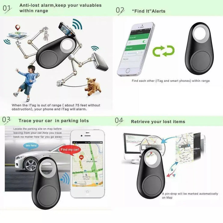 SpyWfi Intelligentes Mini-Wasserdichtes Bluetooth GPS-Verfolgungs-Tag - My Home Security