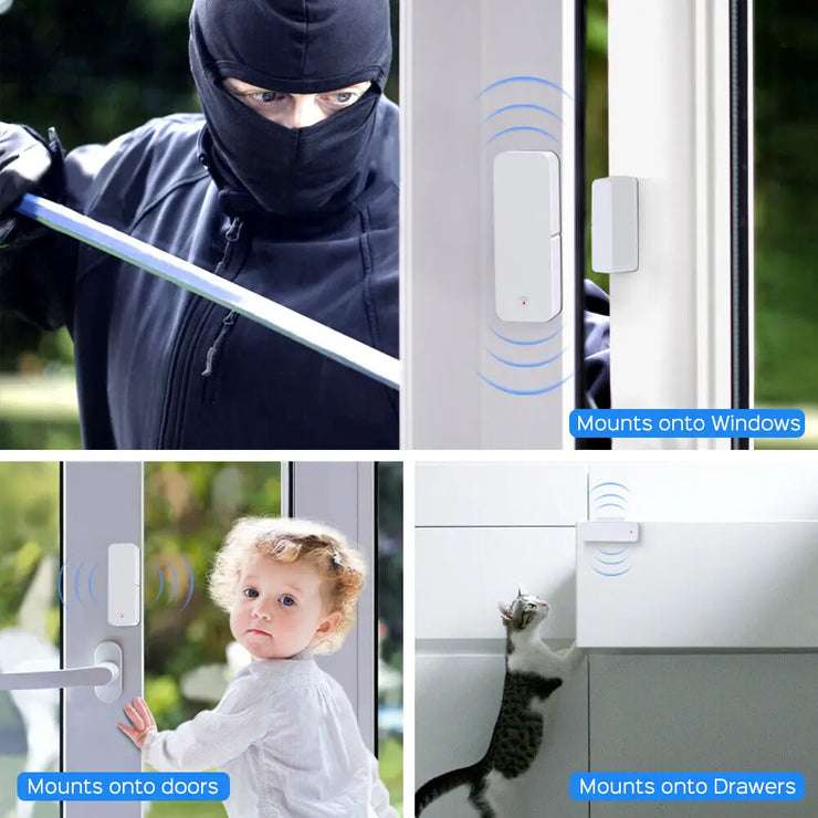 Smart WiFi-Magnetkontakt für Fenster und Türen – Die clevere Einbruchsicherung - My Home Security